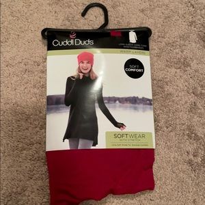 Cuddl Duds Long Sleeve Cowl Tunic with Thumbholes